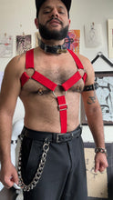 Load image into Gallery viewer, Y shape Red elastic harness