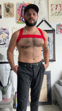 Load image into Gallery viewer, Classic Red elastic chest harness
