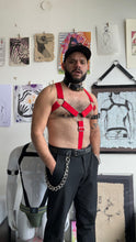 Load image into Gallery viewer, Y shape Red elastic harness
