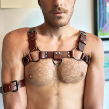 Load image into Gallery viewer, Raw Leather harness, size S
