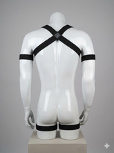 Load image into Gallery viewer, Total Black elastic look
