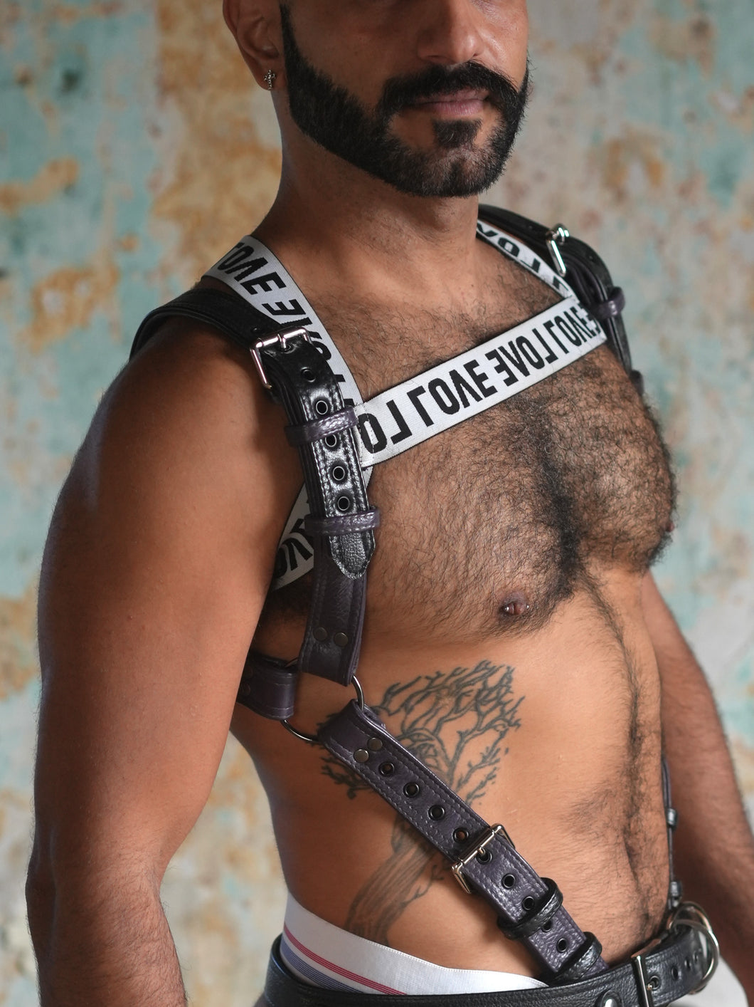 Extended Leather shoulder harness