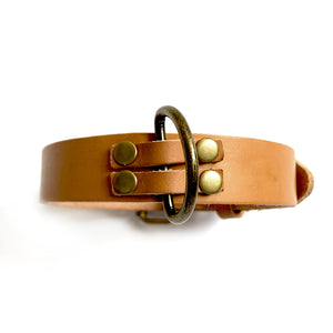 Raw Leather choker