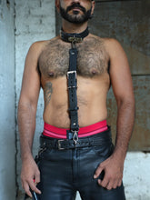 Load image into Gallery viewer, Leather middle body strap
