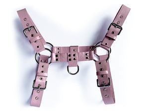 "TONY" Pink LEATHER harness SOLD OUT